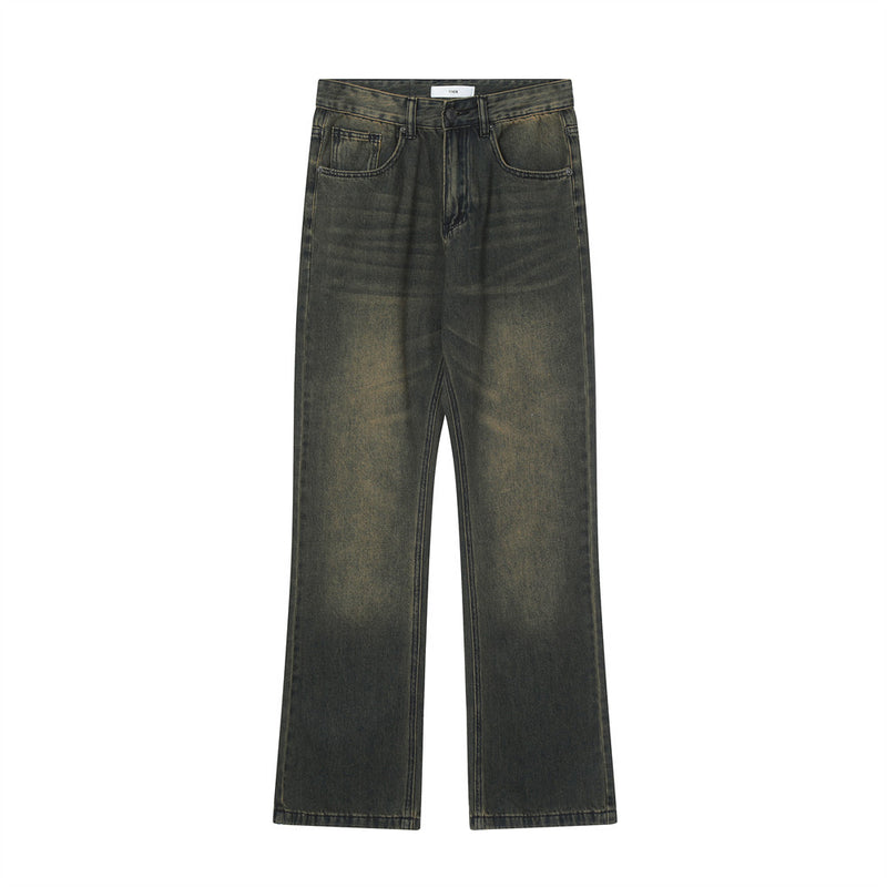Men Jeans Old Loose Casual