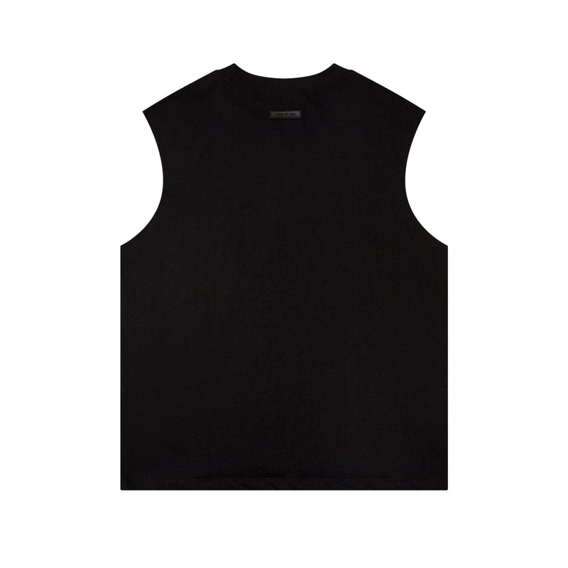 Fog Essentials tank spring summer FOG letter crew neck vest