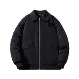 Mens Vintage Jackets Lapel cotton jacket oversize