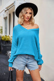 Women Pullover Sweater Fashionable Knitted Sexy Pullover Sweater