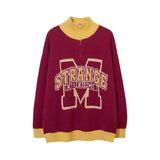 Women Sweater Vintage Sweater College Style Sweater