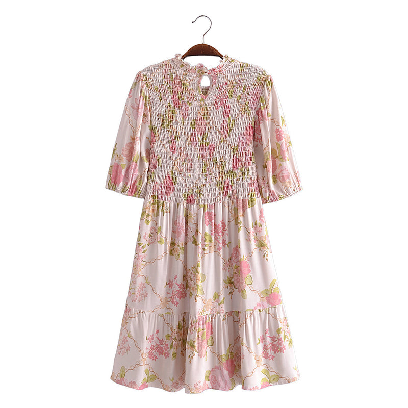 Women Dresses Simple Floral Dress
