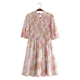 Women Dresses Simple Floral Dress