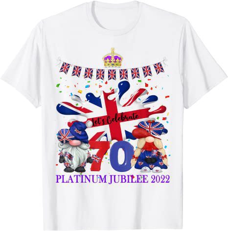 Inspired by Queen's Platinum Jubilee 2022 Elizabeth 70 Years T-shirt T-shirt Summer Cotton Short Sleeve Loose