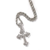 Jewelry Zircon Cross Necklace, Sweater Fashion Ins Crosses Spectrum St. Valentine's