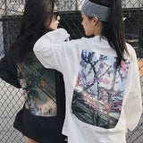 Fog Fear of God Essentials T Shirt Double Line Floral Long Sleeve High Street Loose Couple Bottoming Shirt Men