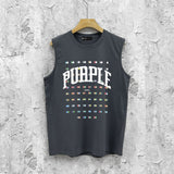 Purple Brand Tank T Shirts Sleeveless T-shirt Vest