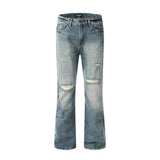 Men Jeans Loose Hole Leisure