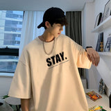 Men T Shirt Summer Pure Cotton Simple and Versatile