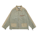 Men Coat Workwear Jacket Retro Lapels