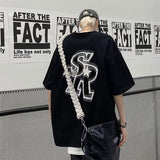 Men T Shirt Heavy Summer plus Size
