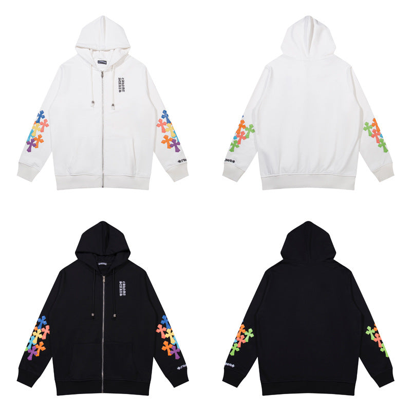 CHH Chrome Heart Hoodie Sanskrit embroidered hooded sweater