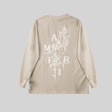 Amiri Sweatshirt AMI Letter Pattern Print Crew Neck Long Sleeve