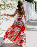 Women Dress Vintage Beach Dress