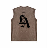 Purple Brand Distressed Tank T Shirts   PURPLE BRAND VINTAGE TANK
