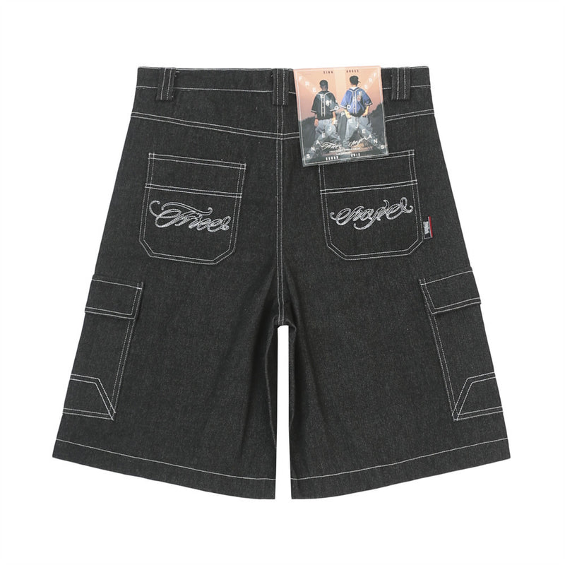 Men Shorts Workwear with Pocket Loose Casual
