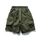 Men Shorts Multi-Pocket Workwear Shorts Loose Sports