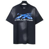 Hellstar T Shirt Wash Printed Short Sleeve T-Shirt