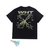 Ow T Shirts Double-Sided Splash-Ink Arrow for Men and Women