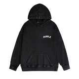 Purple Brand Distressed Hoodie Fashion Old Loose Hooded Sweater