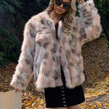 Women Fur Jacket Fox Fur Fleece Jacket