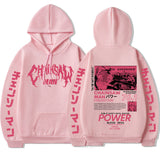 Chainsaw Man Anime Hooded Power Graphic Print Hoodie