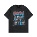 Men T-Shirt Cartoon Print Vintage