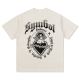 Unisex T Shirt Short Sleeve T-Shirt Top Loose
