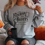 Wizard Book Shop Crewneck Sweatshirt Book Nerd Hoodie