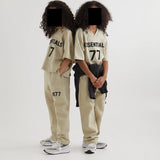 Fear Of God Essentials Kids T-Shirt Summer Pure Cotton Loose Short Sleeve