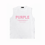 Purple Brand Tank T Shirts Sleeveless T-shirt Vest