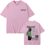 Rapper Frank Double Sided Print T Shirt Rap Men's Blond