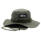 Stussy Hat Men's and Women's Summer Breathable Sun Hat Outdoor