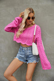 Women Pullover Sweater Fashion Short Knitted Sweater