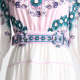 Bohemian Dress Gradient Color Slimming Dress