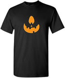 Vampire Pumpkin Smile Face Emoticon Funny Halloween Mens T-S