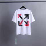 Ow T Shirts Graffiti Arrow Print Men and Women