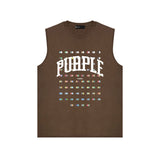 Purple Brand Tank T Shirts Sleeveless T-shirt Vest