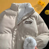 Men Cotton Coat Thick Corduroy Coat