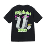 UNDEFEATED T Shirts Men's and Women's Loose Cotton