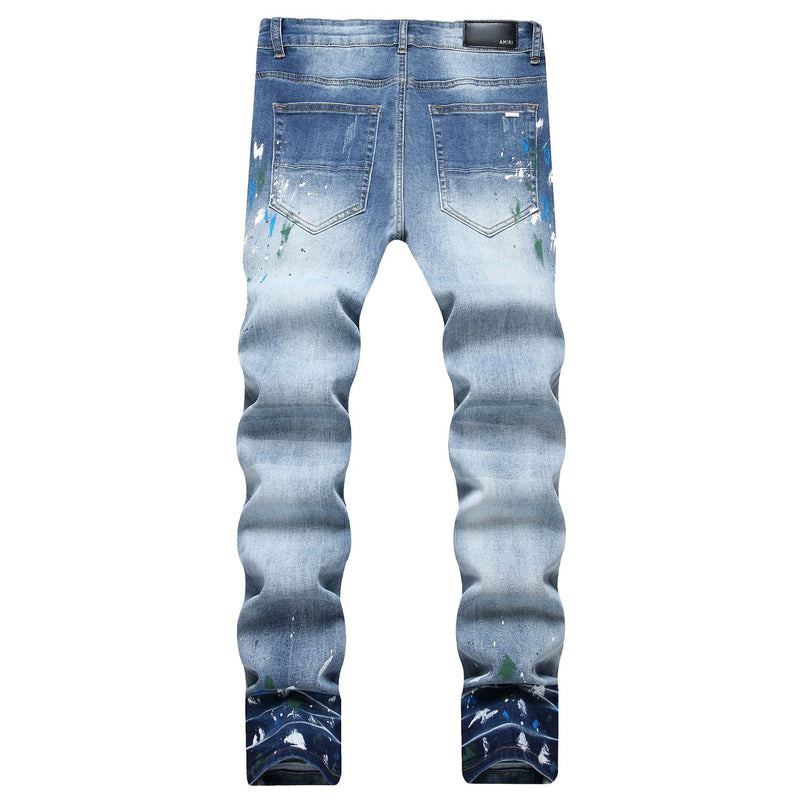 Amiri Jeans Ripped Stretch Jeans
