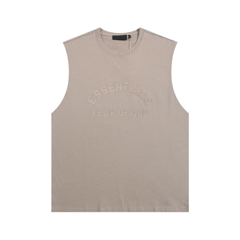 Fog Essentials tank spring summer FOG letter crew neck vest