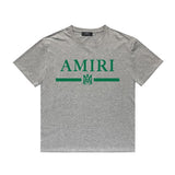 Amiri T Shirt Printed Casual Hip Hop round Neck Short Sleeve T-shirt