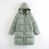 Women Cotton Coat Loose Thick plus Size Mid-Length