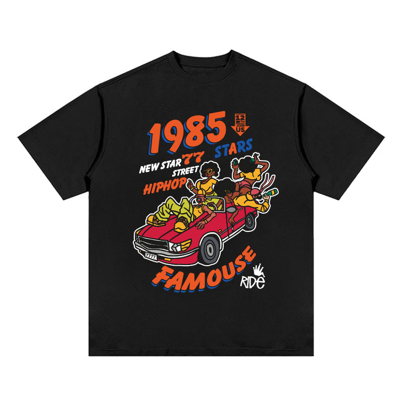 Unisex T-Shirt Printed Short Sleeve T-Shirt Top
