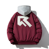 Men's Vintage Jackets Patch Embroidered Jacket Men's Padded Baseball Jacket Cotton Jacket