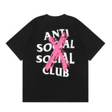 ANTI SOCIAL CLUB T-Shirt Printed Casual Short Sleeve T-Shirt