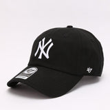 Dodgers and Yankees Baseball Cap 47brand Baseball Cap Female Black Peaked Cap