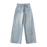 Women Jeans Hot Girl Make Old Ripped Loose Slimming