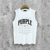 Purple Brand Tank T Shirts Sleeveless T-shirt Vest